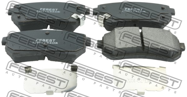 4056111093314 | Brake Pad Set, disc brake FEBEST 2201-CEEDR