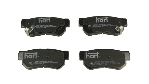 5907643008200 | Brake Pad Set, disc brake HART 221 646