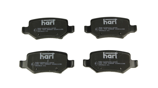 5907643098430 | Brake Pad Set, disc brake HART 225 733