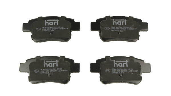 5901219488298 | Brake Pad Set, disc brake HART 232 358