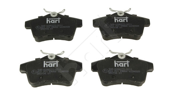 5903175135827 | Brake Pad Set, disc brake HART 253 761