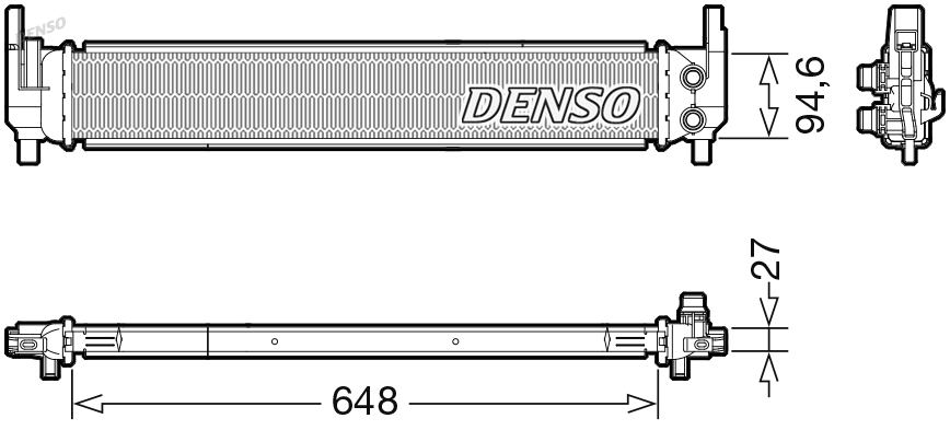 8717613406298 | Radiator, engine cooling DENSO DRM02042
