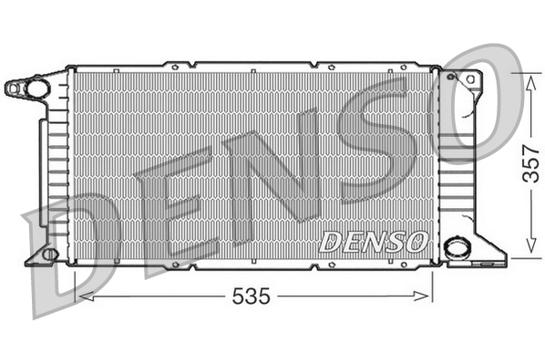 8717613473801 | Radiator, engine cooling DENSO DRM10101