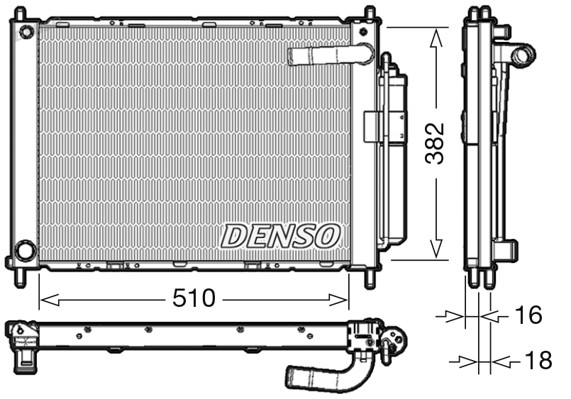 8717613488829 | Cooler Module DENSO DRM46101