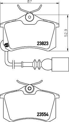 5028740107259 | Brake Pad Set, disc brake MINTEX MDB2566