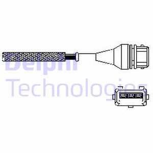5012759387252 | Lambda Sensor DELPHI ES10262-12B1