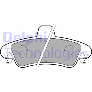 5012759226988 | Brake Pad Set, disc brake DELPHI LP1725