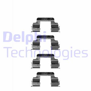 5012759281901 | Accessory Kit, disc brake pad DELPHI LX0334