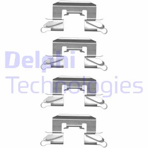5012759451632 | Accessory Kit, disc brake pad DELPHI LX0507