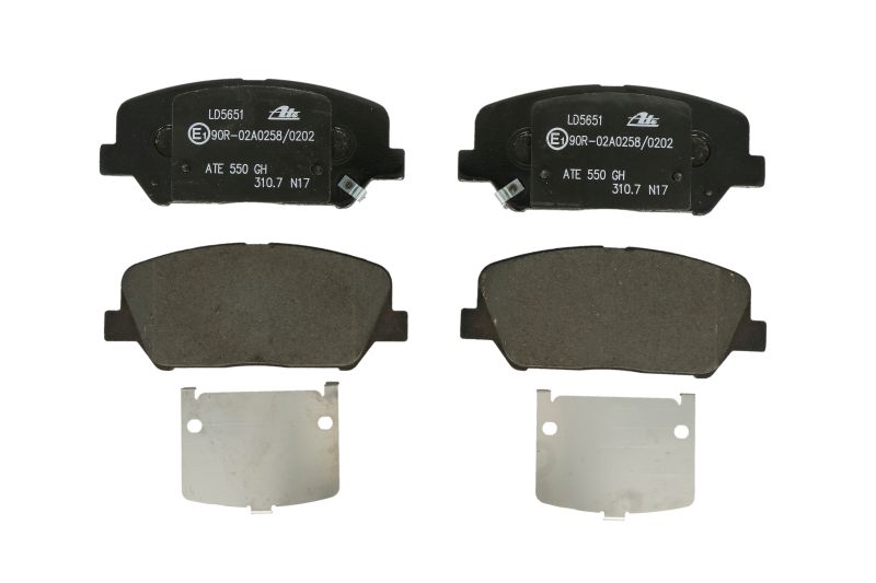 4006633435932 | Brake Pad Set, disc brake ATE 13.0470-5651.2