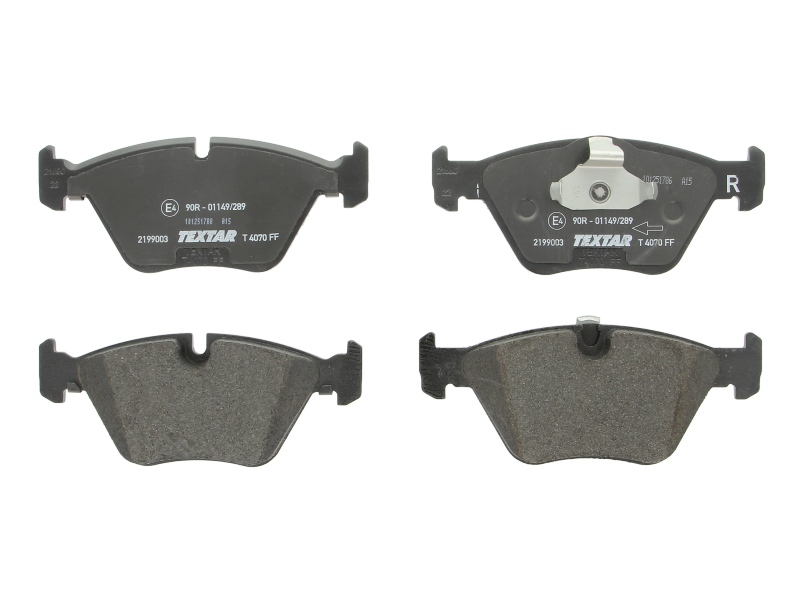 4019722174957 | Brake Pad Set, disc brake TEXTAR 2199003