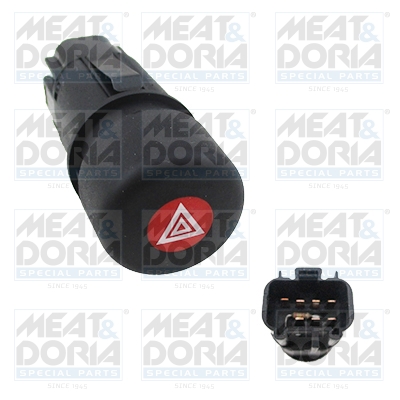 Hazard Light Switch MEAT & DORIA 23636
