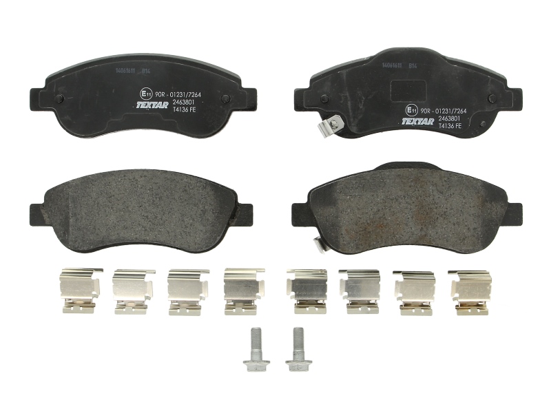 4019722299308 | Brake Pad Set, disc brake TEXTAR 2463801