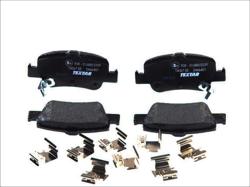 4019722303302 | Brake Pad Set, disc brake TEXTAR 2466401