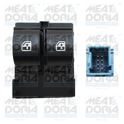 Switch, window regulator MEAT & DORIA 26035
