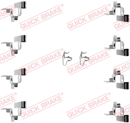 5706021007466 | Accessory Kit, disc brake pad QUICK BRAKE 109-1191