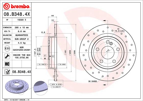 8020584108987 | Brake Pad Set, disc brake BREMBO P 23 146