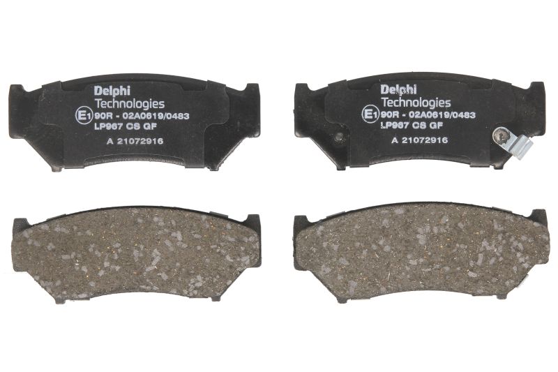 5012759916674 | Brake Pad Set, disc brake DELPHI LP967