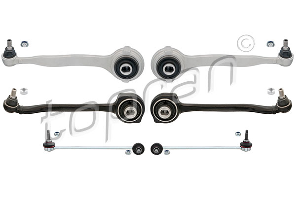 Control/Trailing Arm Kit, wheel suspension TOPRAN 408 425