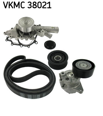 7316575141172 | Water Pump + V-Ribbed Belt Set SKF VKMC 38021