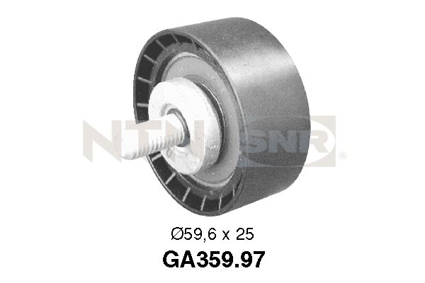 3413520506100 | Deflection/Guide Pulley, V-ribbed belt SNR GA359.97