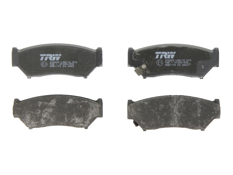 3322936411741 | Brake Pad Set, disc brake TRW GDB1174