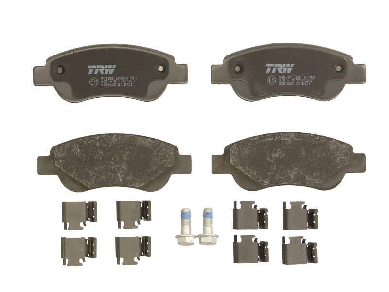 3322937412570 | Brake Pad Set, disc brake TRW GDB1633