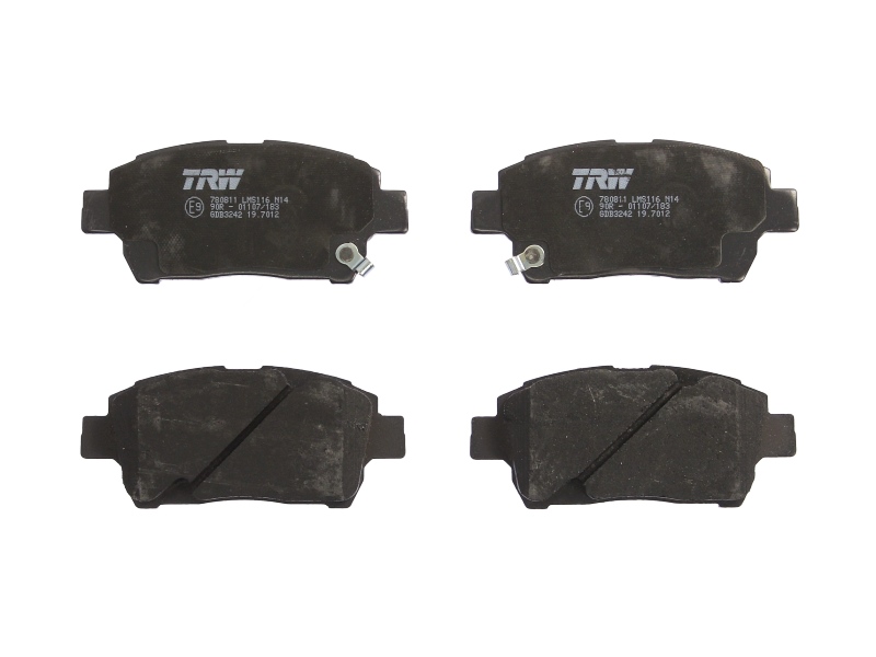 3322937278282 | Brake Pad Set, disc brake TRW GDB3242