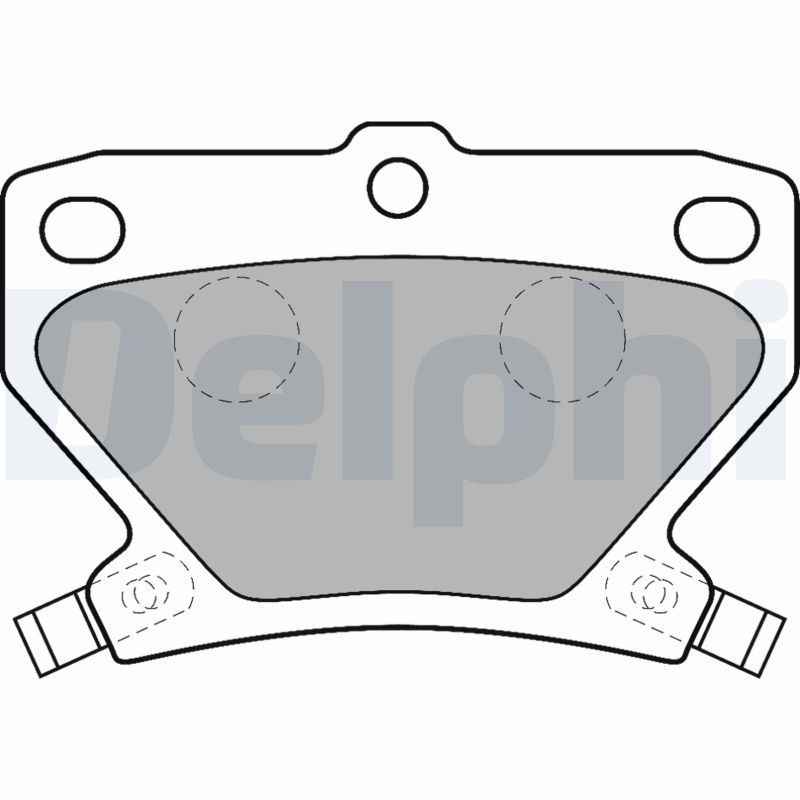 5012759107218 | Brake Pad Set, disc brake DELPHI LP1513