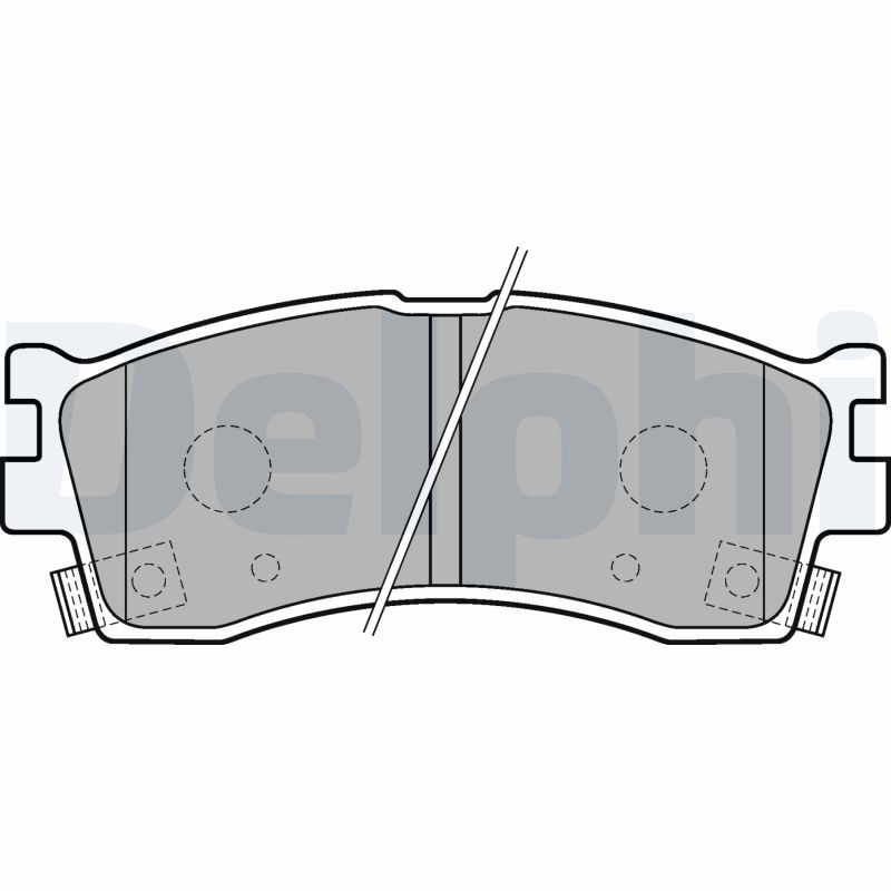 5012759170861 | Brake Pad Set, disc brake DELPHI LP1702