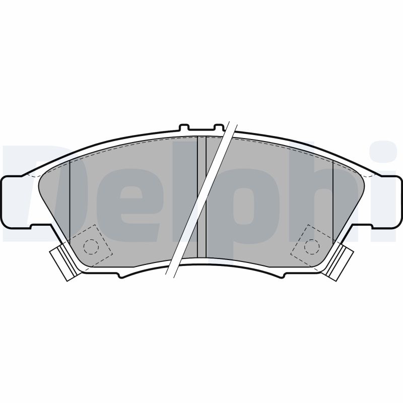 5012759227121 | Brake Pad Set, disc brake DELPHI LP1739