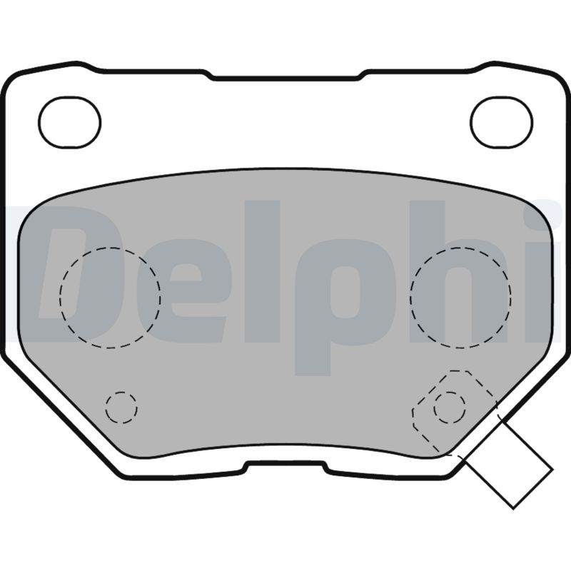 5012759231319 | Brake Pad Set, disc brake DELPHI LP1780