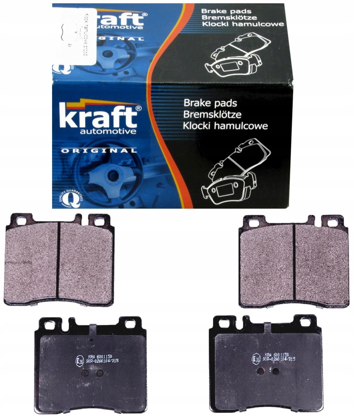 5901159241427 | Brake Pad Set, disc brake KRAFT 6000390