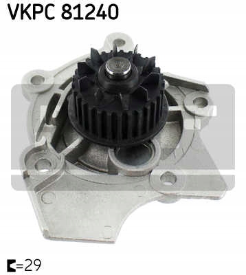 7316576869822 | Water Pump, engine cooling SKF VKPC 81240
