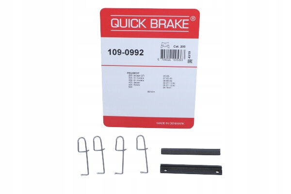 5706021005363 | Accessory Kit, disc brake pad QUICK BRAKE 109-0992