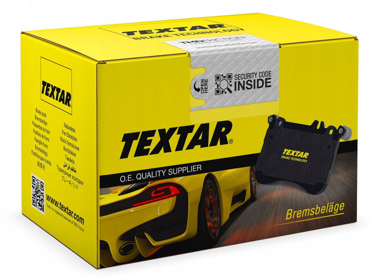 4019722235382 | Brake Pad Set, disc brake TEXTAR 2344702