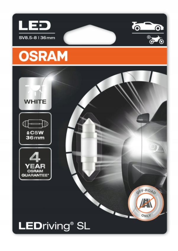 4050300525105,4052899219045 | Bulb, licence plate light OSRAM 6418