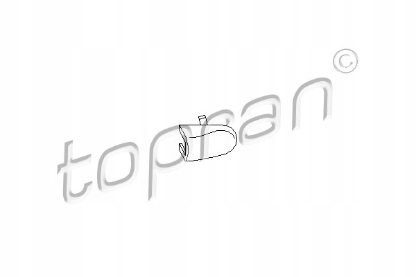 Cover, door handle TOPRAN 108 868