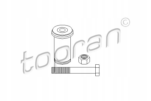 Repair Kit, reversing lever TOPRAN 400 087