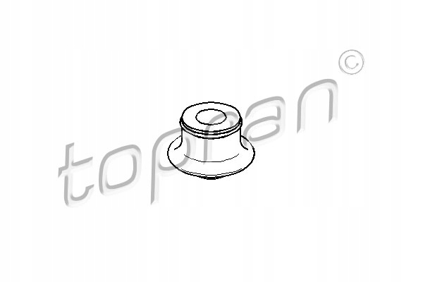 Rubber Buffer, engine mounting system TOPRAN 104 278